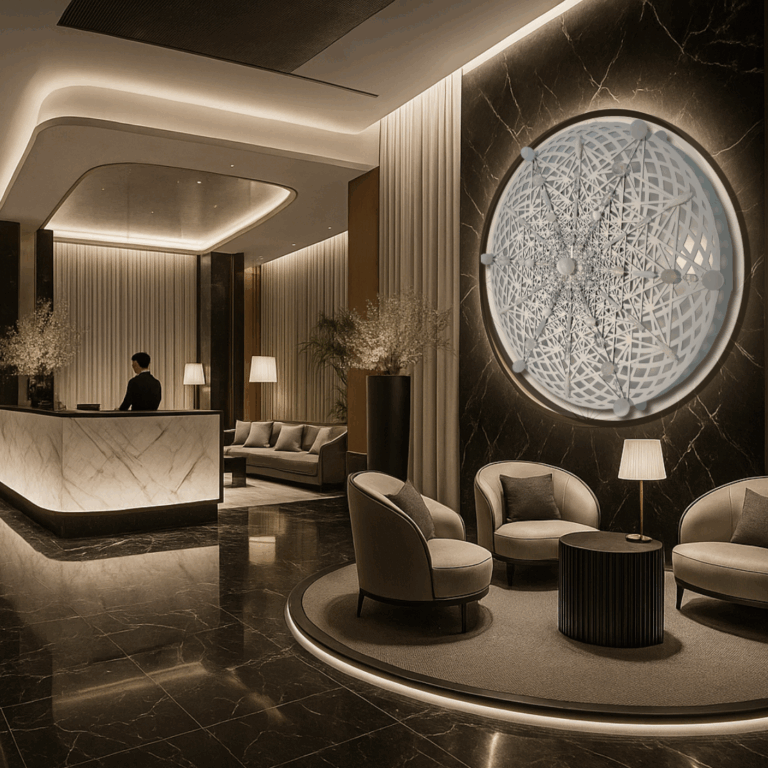 White Grid hotel lobby WS.square
